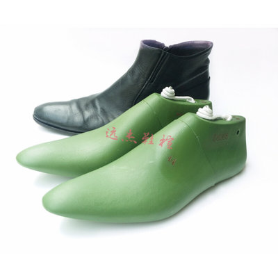 定制男式高筒靴子楦头，男庄小方头高帮介断塑胶鞋楦E8906