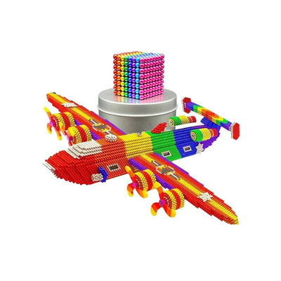 克000颗彩色巴克磁力球便益宜磁球磁铁珠巴1克球八魔力拼搭智玩具