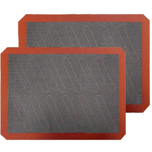 透气饼干烤垫 食品车间硅胶网格垫 网格透气烘焙垫不粘烤网硅胶垫