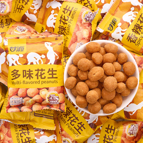 甘源多味花生小包装下酒菜零食