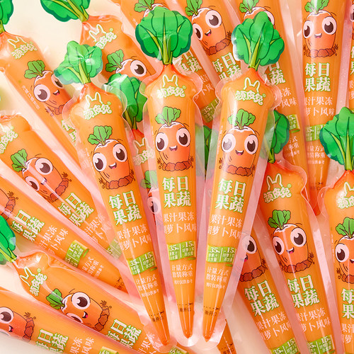 顽皮兔果冻胡萝卜味水果冻