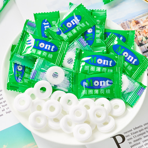 mints圈圈薄荷糖清新口气糖果
