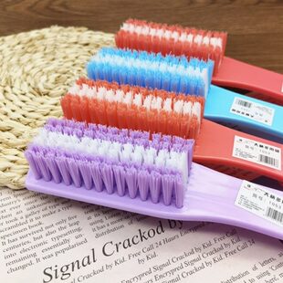 家用刷用 长柄硬毛耐塑料柄鞋 刷子硬刷大号刷子清洁刷鞋 子软洗鞋