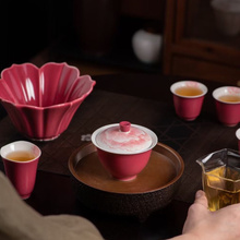 盖碗建水品茗杯公道杯家用办公中式 功夫茶具套组礼品 陶瓷茶具套装