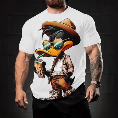 Cotton Unisex Funny T-Shirt Streetwear Graphic Tee