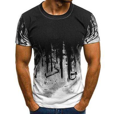 Men 3D Printed Wolf Mountain Night Scene Shirt Vivid Howling