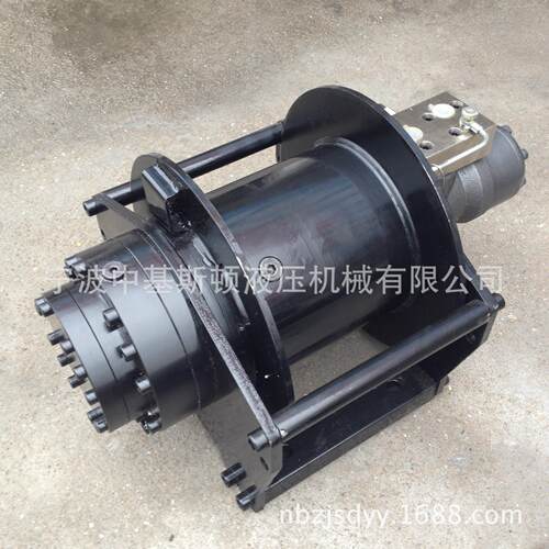 大型随车吊用液压提拉绞车带离合器