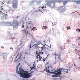 秒发[90张 无条件扭蛋无双1期]女生闺蜜动漫头像原创圈直购无水印