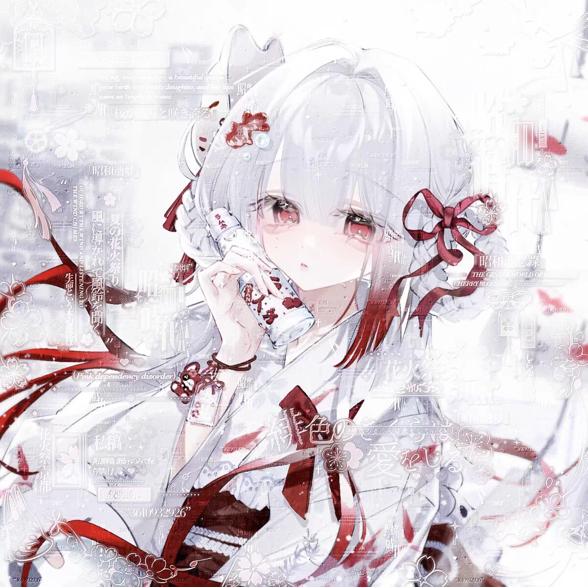 40张 umr月刊扭蛋初号机28期 女生动漫头像原创圈直购底图有底纹