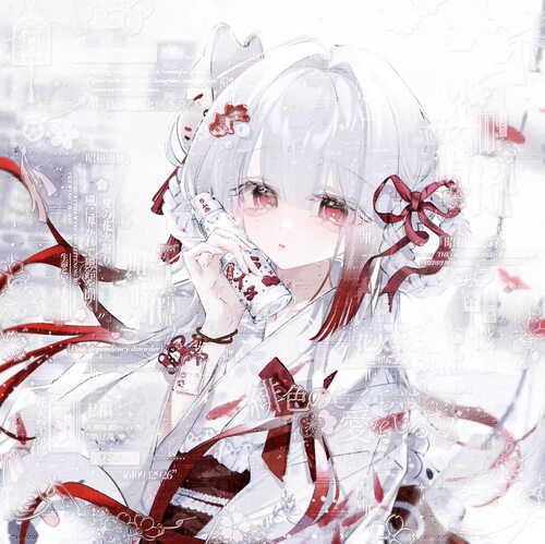 40张 umr月刊扭蛋初号机28期 女生动漫头像原创圈直购底图有底纹