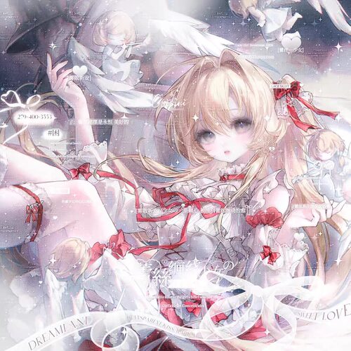 125张 GM扭蛋6期 卡通闺蜜女生动漫插画头像原创圈直购高清A135