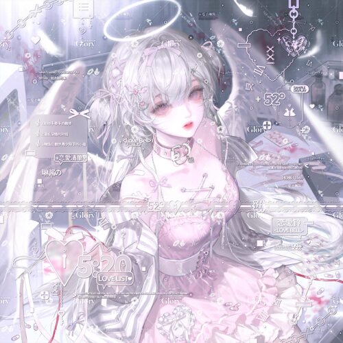 抱盒75张 收藏家扭蛋机14期 女生厚涂插画头像原创圈高清无水印