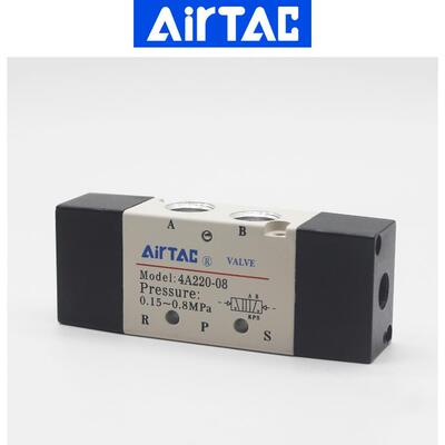 AirTAC亚德客气控阀A20换向阀4A1101-06气动电磁控制阀4A220-08