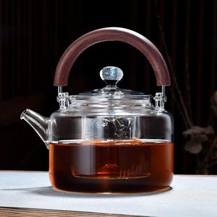 煮茶壶耐高温玻璃壶电陶炉煮茶炉单壶家用大容量烧水泡茶专用茶具