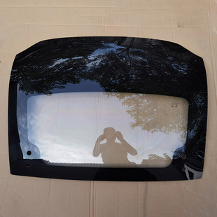 后背门门玻璃 后大玻璃带木架 D101后挡风玻璃 时风电动轿车配件k