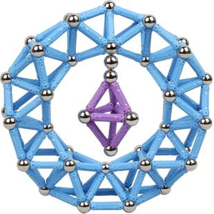 智博乐磁力棒儿童益智玩具球棒一体磁铁散装创意拼装积木吸铁磁棒