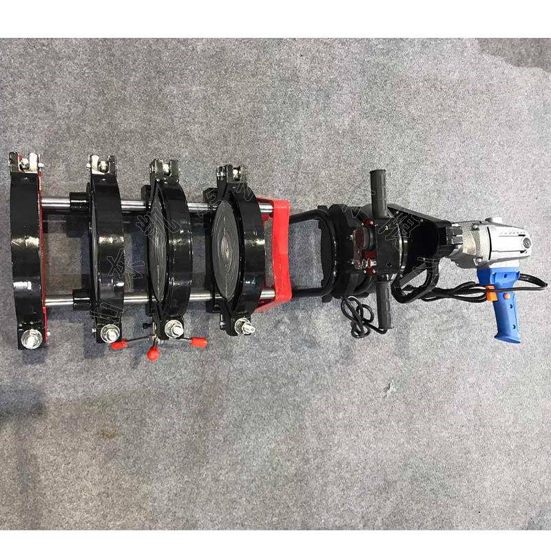 63-160型手摇焊接机PE管热x熔对焊机 PPR塑料管单柱二环手摇对接