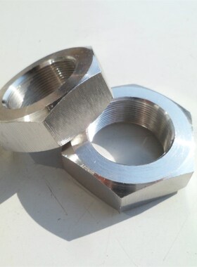 304不锈钢六角细牙薄螺母Mn32M34M35M36M37M39M42M45M48*1.5*2*3