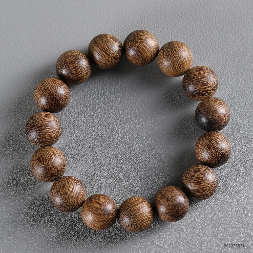 男款香木15mm盘玩念珠手链果木单圈女款文玩手串