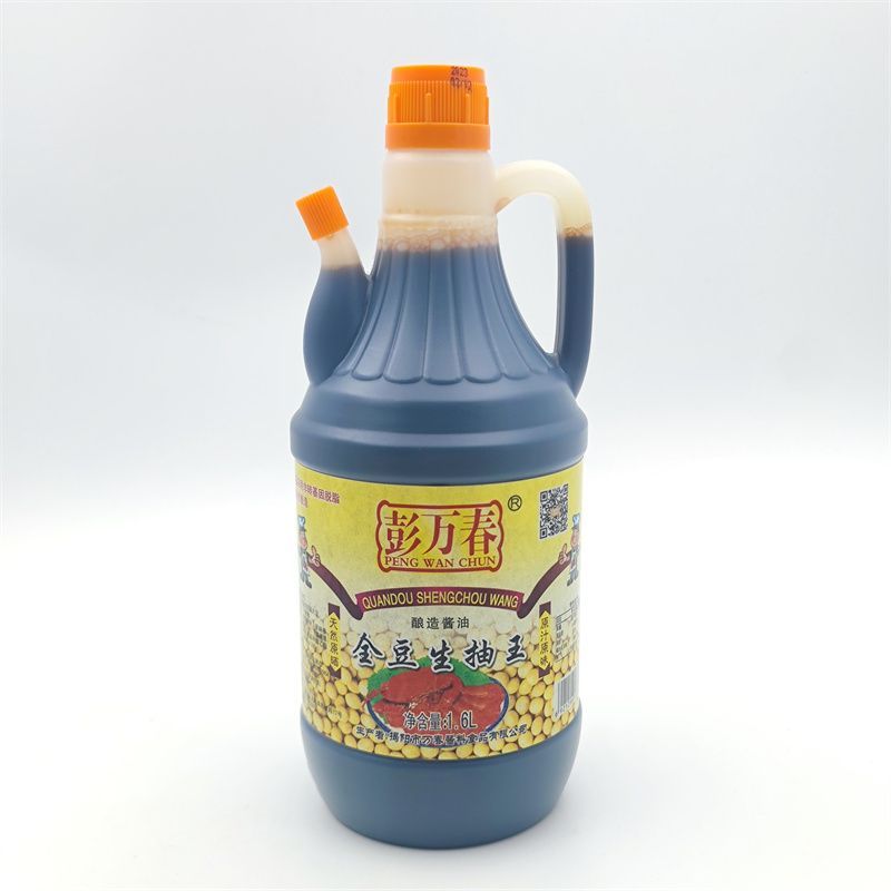 彭万春全豆生抽王 揭阳酱油 调味酱油 蘸酱家庭装1.6升包邮