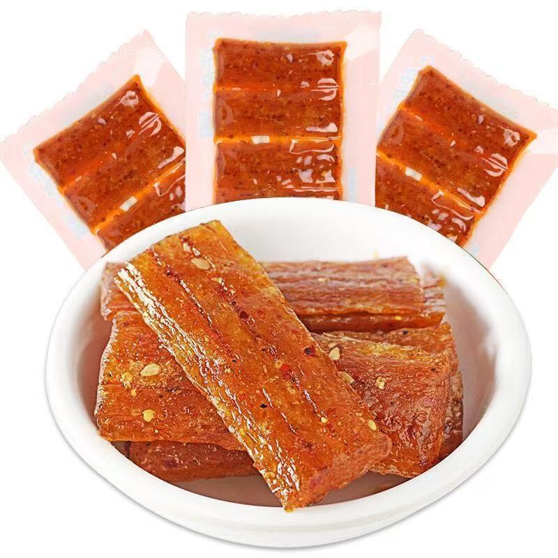 台式素香肠烤肠素烤香肠麻辣条面筋90后网红大刀肉甜味小零食