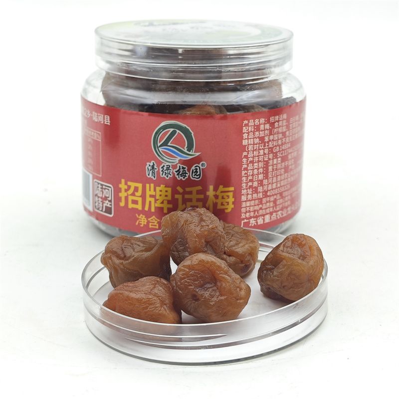 清绿梅园招牌话梅酸甜梅 梅脯 干湿梅青梅果脯休闲零食陆河特产