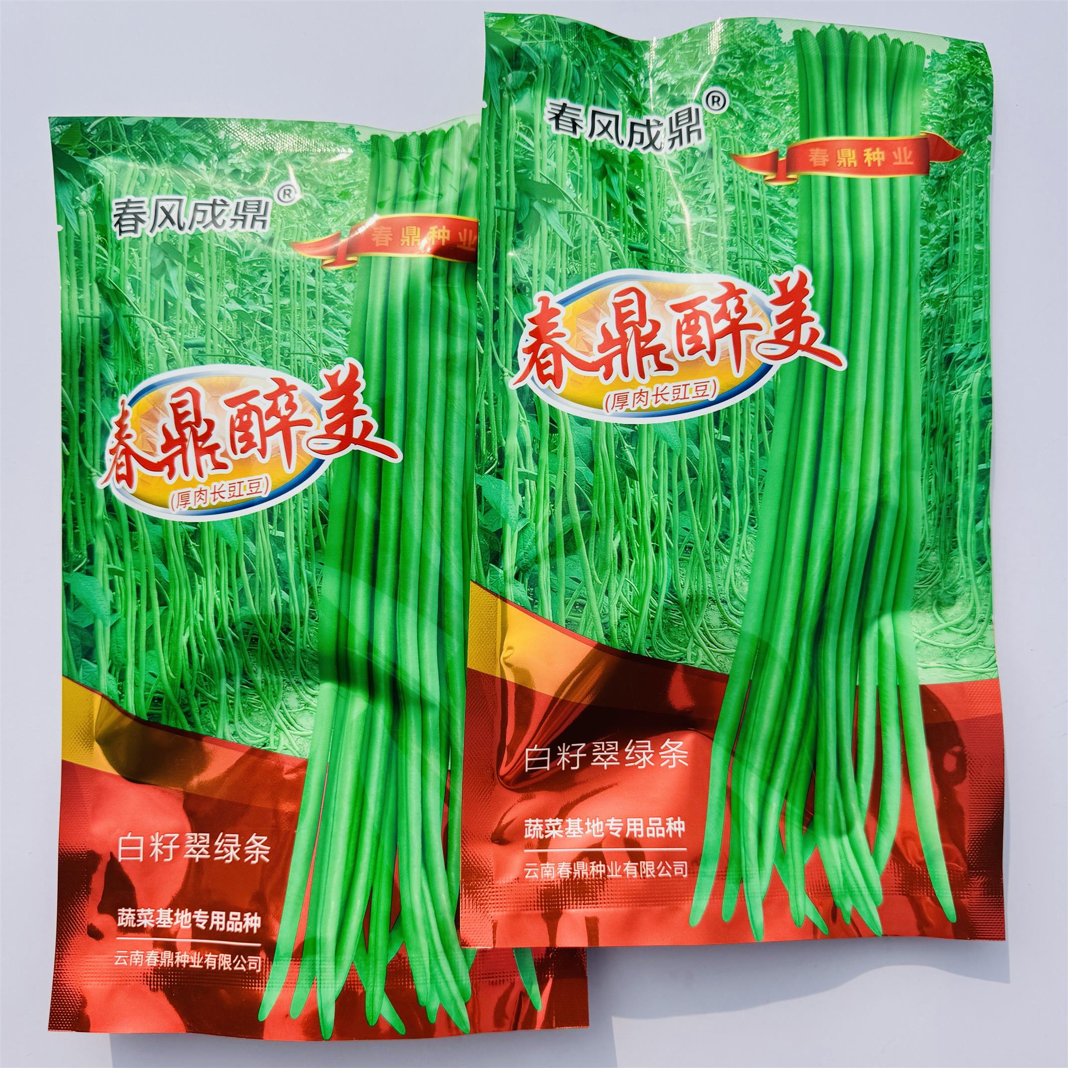 厚肉长豇豆种子春鼎醉美长豆角白籽翠绿条顺直耐老化春秋播豆角籽