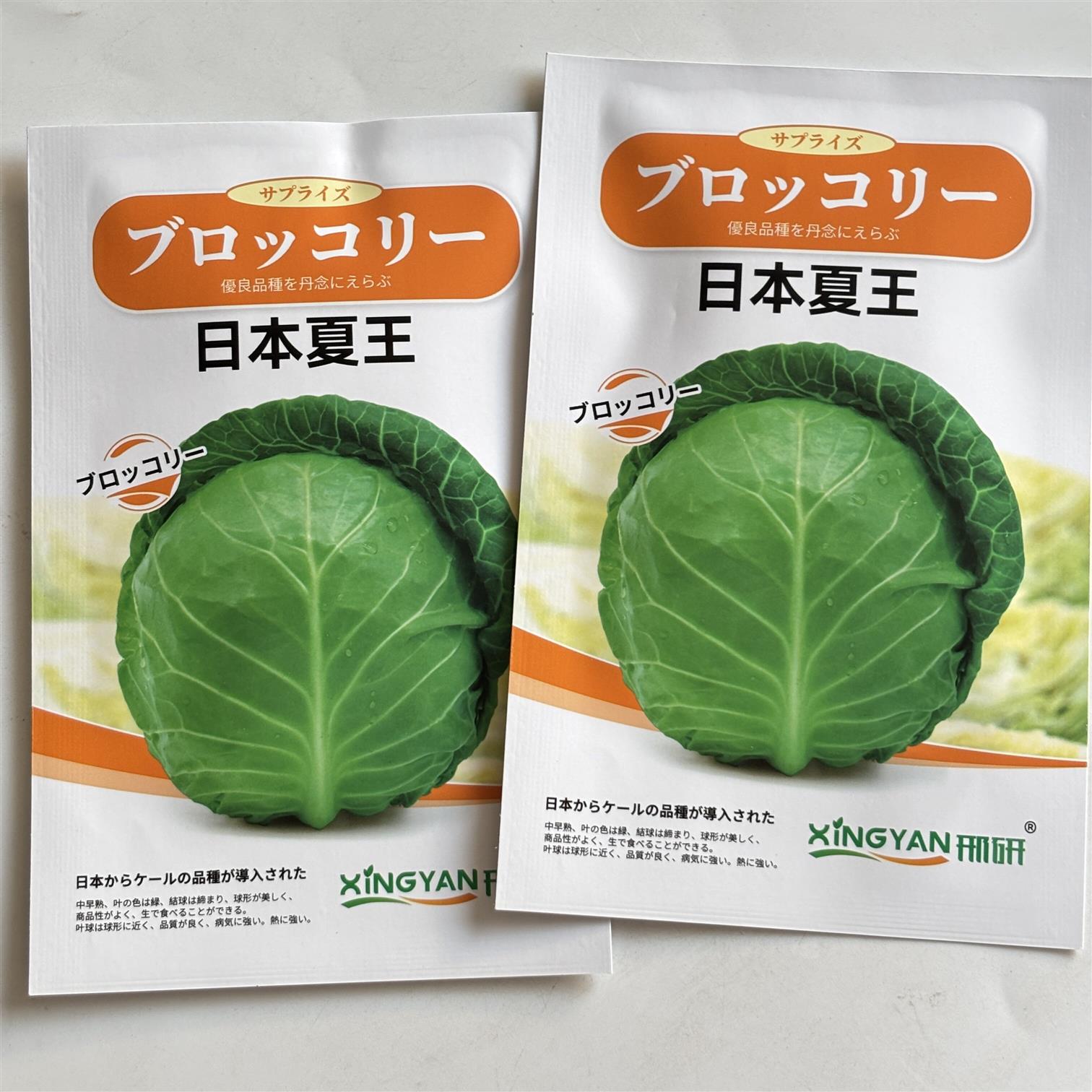 刑研日本夏王甘蓝菜种籽卷心菜一代杂交中早熟春夏秋栽培蔬菜种子