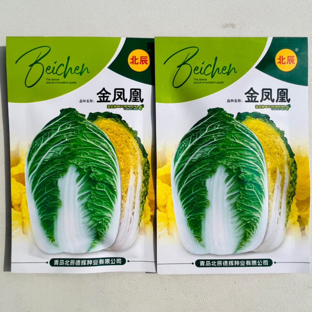 金凤凰黄心大白菜种子黄心白菜种籽秋季播高产抗病不烂根蔬菜种籽