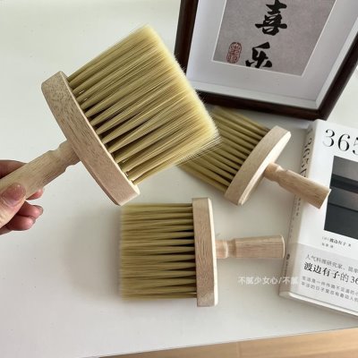 笔记本键盘扫灰缝隙实木刷毛刷尘电脑主机多功能键盘清洁除尘机械