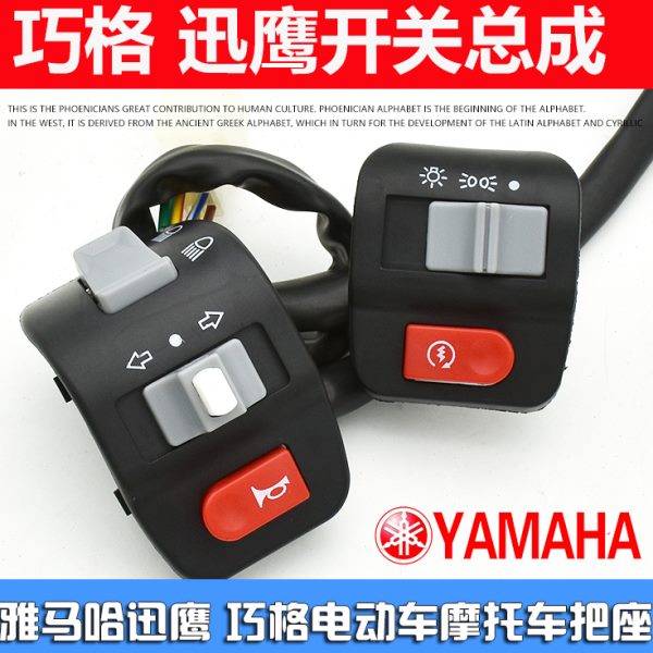 新日电动车喇叭台马铃立巧格5大灯开关雅迪爱玛小刀迅组合鹰极速