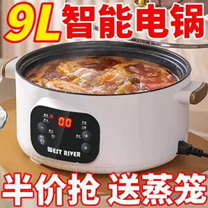 德国电煮锅全自动电炒锅多功能电饭锅家用电火锅蒸煮智能预约保温