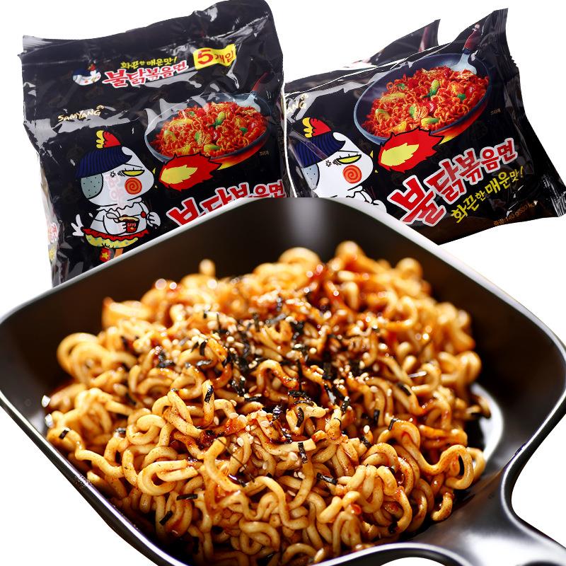 韩国进口 三养超辣火鸡面 奶油鸡肉味拌面拉面140g*40包整箱包邮
