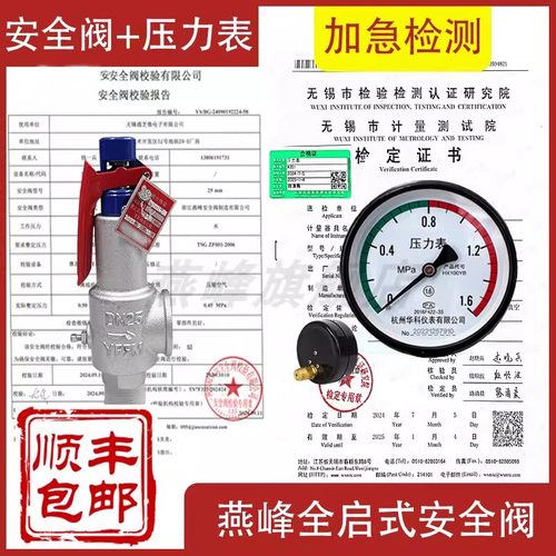 微启示全启示安全阀压力表检测