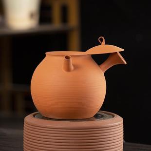 潮州砂铫壶炭火煮茶烧水壶急须薄胎侧把壶家用电陶炉煮水功夫茶器