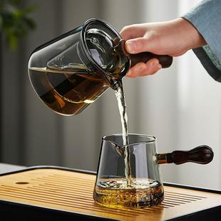 办公客厅茶壶功夫耐热泡茶家用玻璃办公室小型功夫茶茶具公室套装
