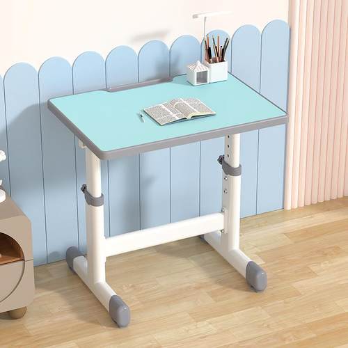 简易儿童学习桌可升降学校教培机构课桌椅家用中小学生书桌写字桌