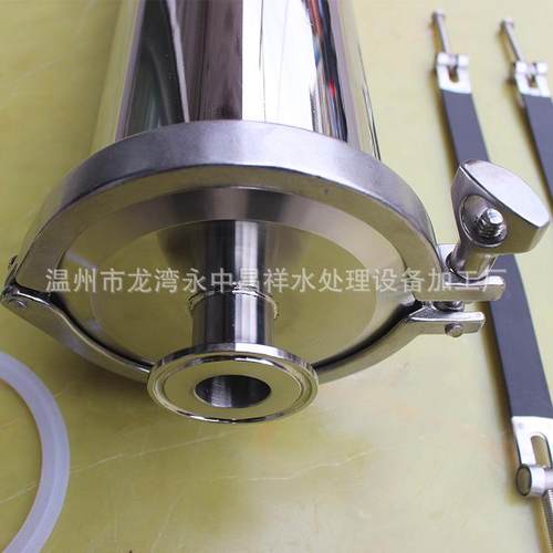 现货供应4040不锈钢端盖无缝膜壳4寸1芯反渗透膜壳通用RO膜壳