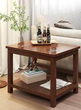 J^床头柜简约现代卧室小型迷你收纳柜2024新款实木家用置物架新中