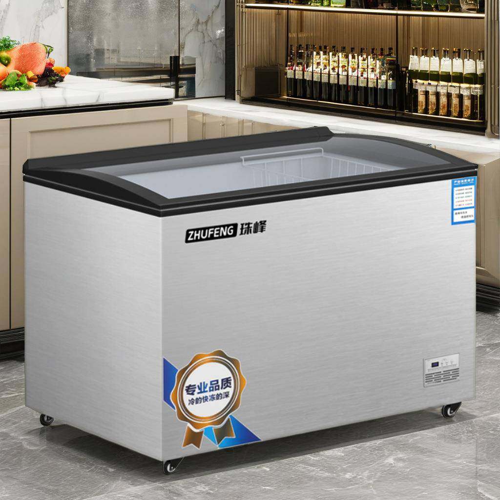 珠峰家用冷藏冷冻小冰柜单门玻璃展示柜商用冷冻柜小型租房,金属材料及制品,金属加工件/五金加工件,淘宝优惠券,粉丝福利购,淘宝优惠卷