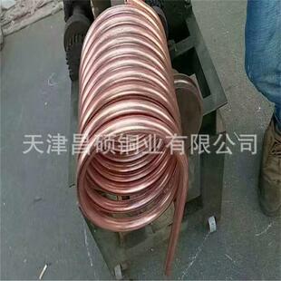 过水铜管6*0.75/8*0.75/8*1蚊香盘管双螺旋加工线圈铜管S型U型