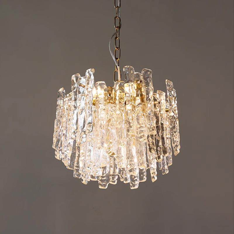 后现代简约意大利艺术冰块玻璃吊灯 创意客厅卧室衣帽间吊灯