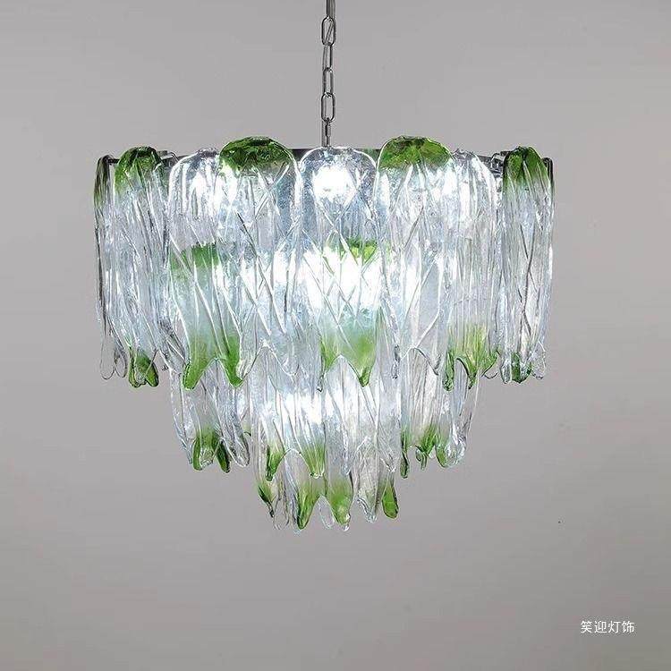 法式轻奢中古设计师渐变玻璃客厅餐厅灯北欧现代书房灯具卧室吊灯,3C数码配件,USB灯,淘宝优惠券,粉丝福利购,淘宝优惠卷