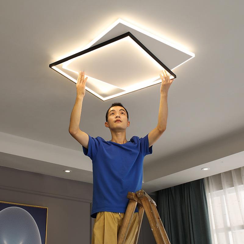 2025年新款客厅灯具 led简约现代大气家用套餐北欧极简卧室吸顶灯