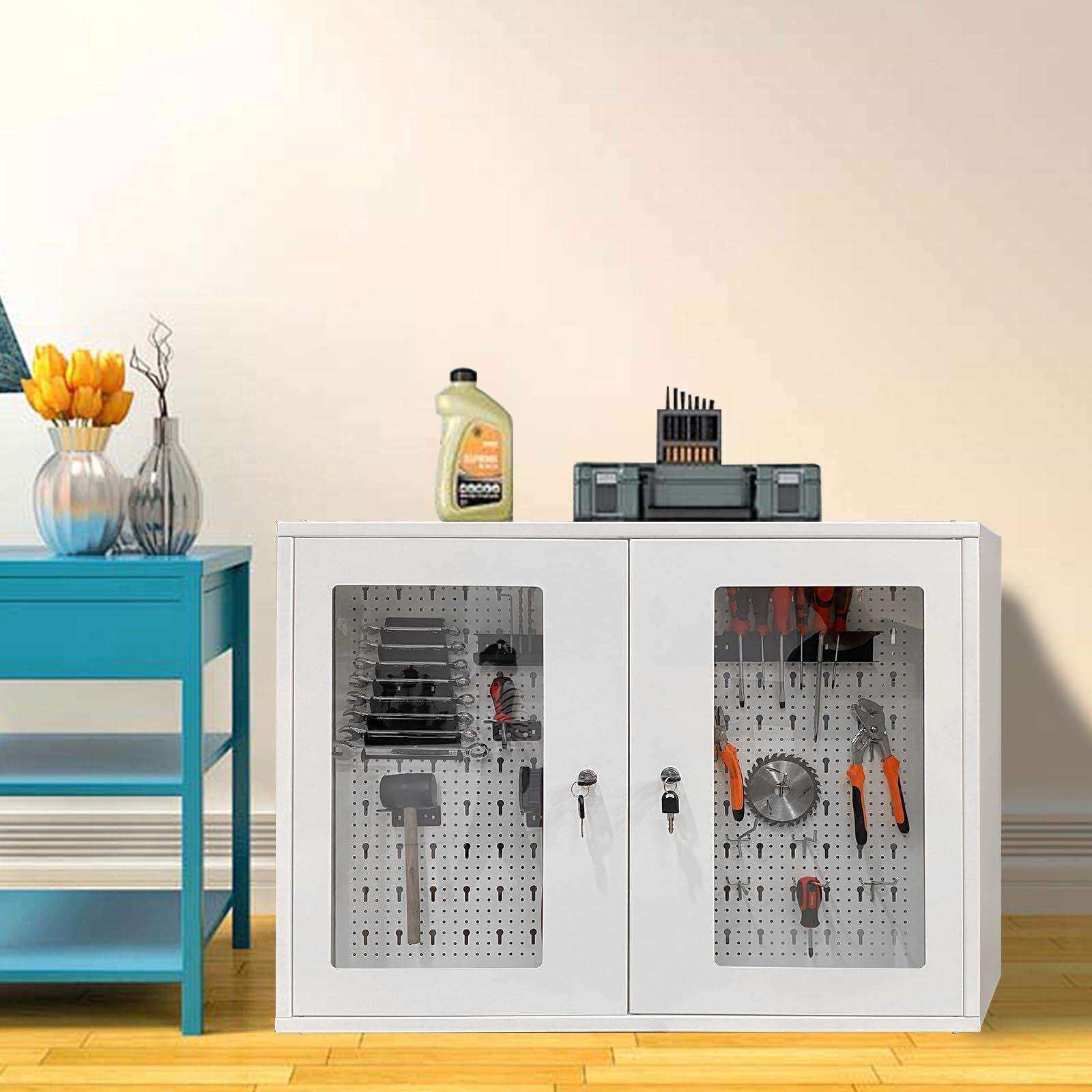 工具柜加厚吊柜挂墙壁上铁柜车间五金工具收纳柜车库可视储物柜,3C数码配件,USB灯,淘宝优惠券,粉丝福利购,淘宝优惠卷