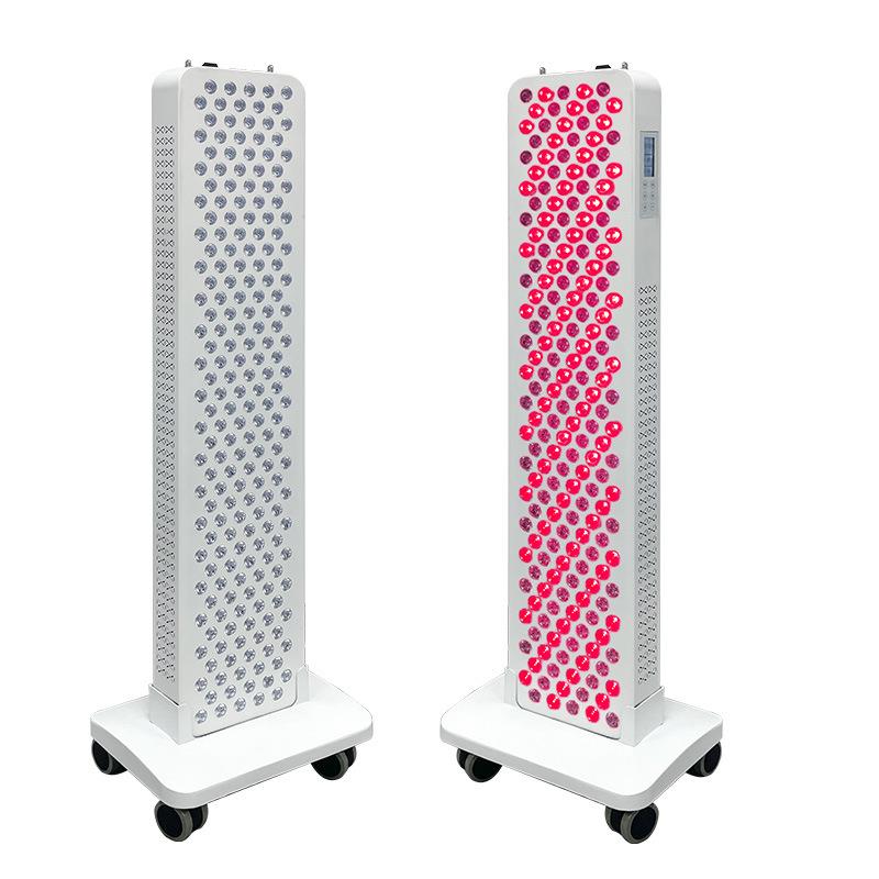跨境美肤红光理疗灯1000w带底座支撑日光浴红外线照射面板光疗灯