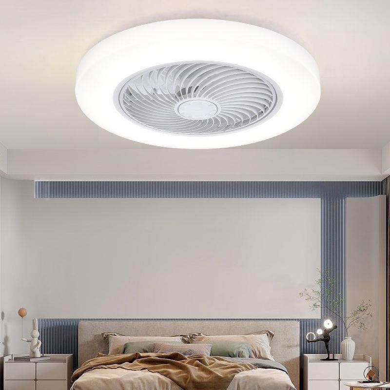 卧室风扇灯led吸顶灯带风扇网红餐厅吊扇灯家用客厅一体电风扇