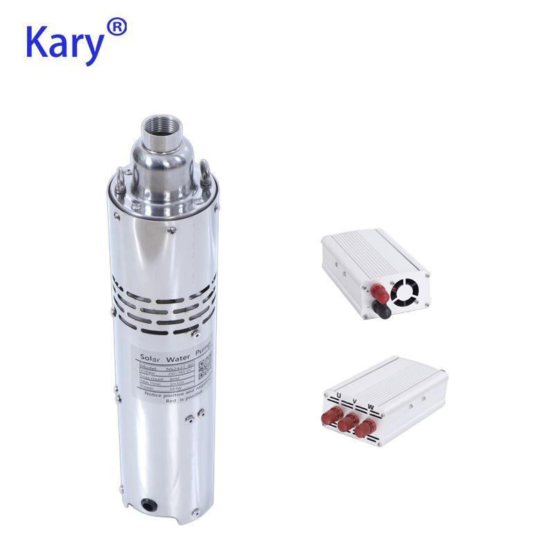 高扬程外置控制器 太阳能光伏直流深井泵 园林灌溉潜水泵厂家