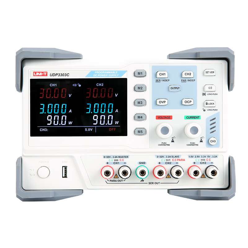 优利德(UNI-T)UDP3303C可编程线性直流稳压电源可调四路双通道30V