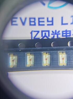 smd1206超高亮红光led灯珠 1206高亮反极红光 600-800mcd